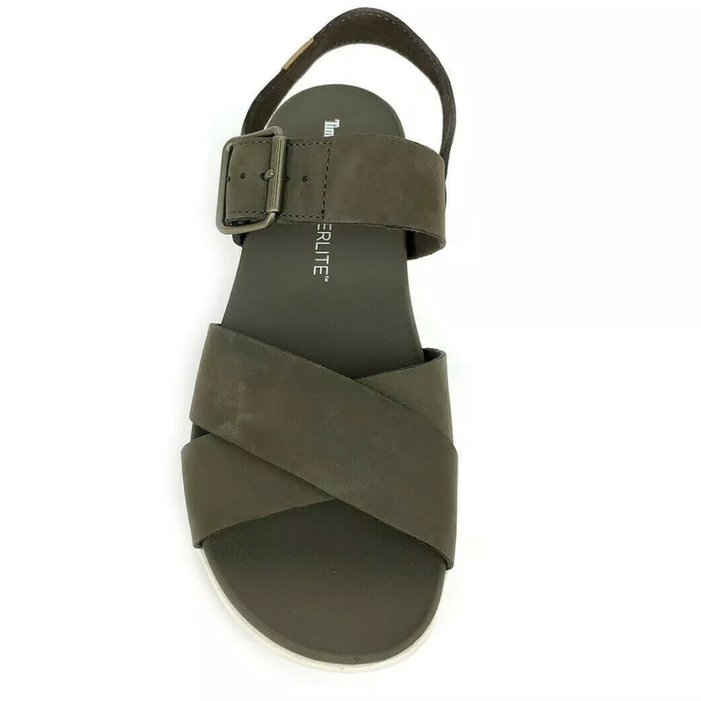 Women's Timberland Wilesport Olive Green Leather Strap Sandals olive - Picture 8 of 15